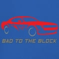 thumbnail image 3 of Bad To The Block Muscle Car Sweatshirt Street Racer American RT V8 Octane Power Perfomance Racing Coupe Hoodie, 3 of 7