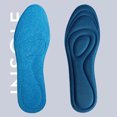 thumbnail image 4 of Plantillas Soporte Zapato Arco Transpirable para Trabajar Caminar (35-36) Azul, 4 of 8