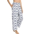 thumbnail image 2 of Haiem Hipster Mustache Women's Pajama Pants Ultra Lightweight Pjs Bottoms Sleepwear Bottom Pants With Pocket Drawstring-Large, 2 of 9