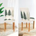 thumbnail image 3 of Yayeee 4 Pack Dining Chair Covers Stretch Parson Chairs Slipcovers Seat Protector, Hand Drawn Christmas, 3 of 6
