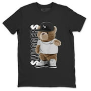 Bear Swaggers T-Shirt Jordan 3 Retro Fragment Sneakers Matching Outfits (Black / 3X-Large)