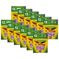 Crayola Short Colored Pencils, 12 Per Pack, 12 Packs
