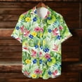 thumbnail image 4 of Rvwovn Men's and Women's Summer Hawaiian Beach Shirt - Short Sleeve Floral Tropical Button Down Casual Top, 4 of 7