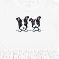 thumbnail image 4 of Inktastic Boston Terriers (dark Apparel) Girls Toddler Dress, 4 of 5
