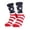 B, variante sur GDREDA Chaussettes Hautes Jusqu'aux Genoux pour Femmes Chaussettes Drapeau pour Hommes Femmes et Rayures Chaussettes Patriotiques Chaussettes Fantaisie pour Hommes Femmes A,Taille Unique