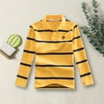 thumbnail image 3 of Boys Polo Shirt Long Sleeve Tops Collared Shirts Basic T-Shirts School Uniform Shirts for Big Boys 13-14 Years, 3 of 4