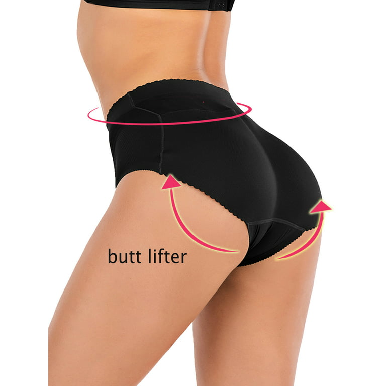 DODOING Women's Butt Lifter Panties Padded Shapewear Fake Butt Padded  Shapewear Padded Butt Panties 