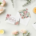 thumbnail image 5 of 36 Pack Rose Floral Thank You Cards Wedding Greeting Cards Gift With Envelope, 5 of 5
