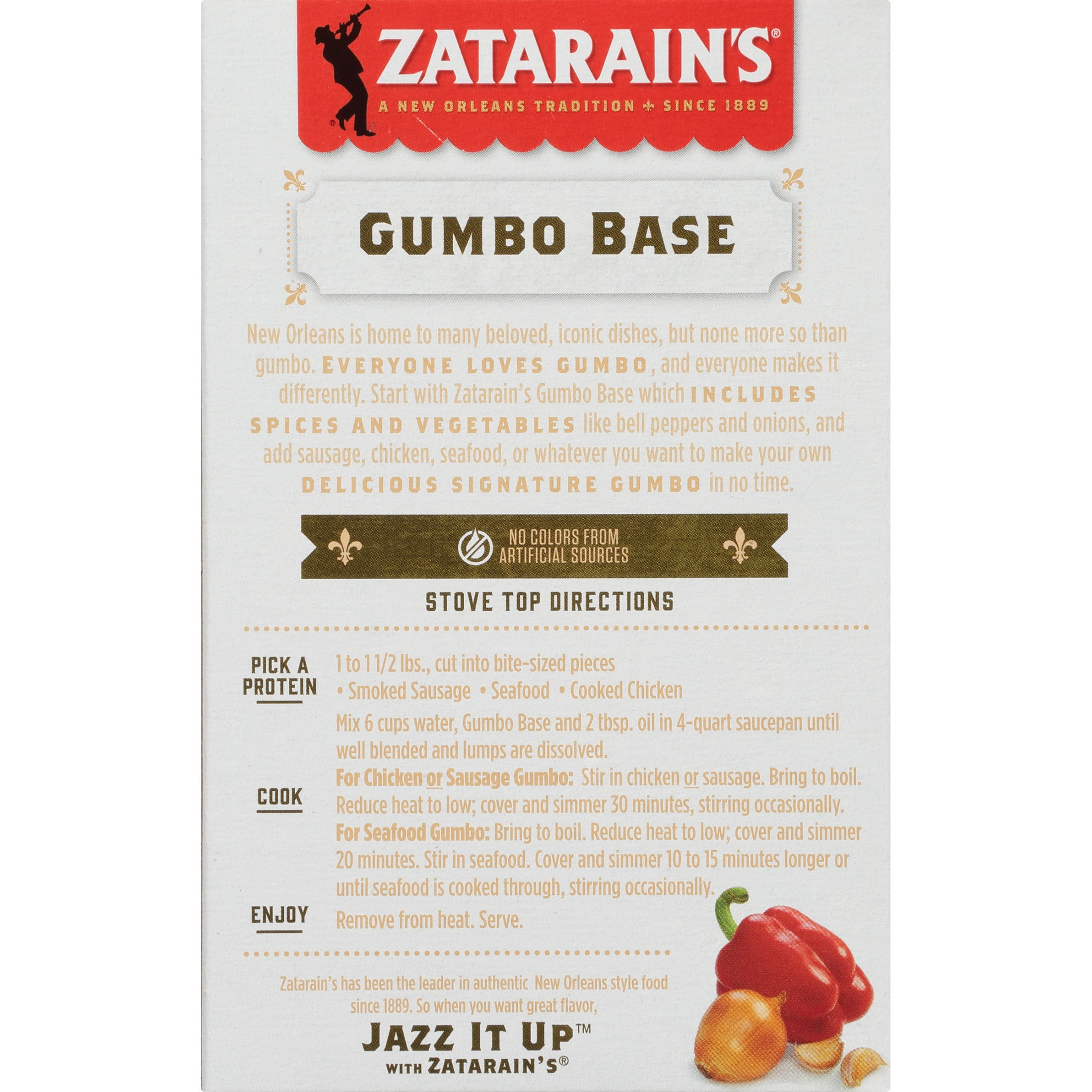 (8 pack) Zatarain's Gumbo Base, 4.5 oz Box