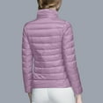 thumbnail image 6 of Women Lightweight Packable Puffer Jacket Stand CollorCasual Feather Down Coat Water Resistant Winter, 6 of 6