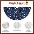 thumbnail image 3 of Rateoe Colorful Stars Pattern Christmas Tree Skirt with Ties , Christmas Tree Decorations, Farmhouse Christmas Decor Xmas Holiday Decorations-36", 3 of 6