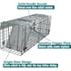 thumbnail image 4 of Jaula grande para atrapar animales vivos, ideal para atrapar y liberar conejos, ardillas, mapaches y animales de tamaño similar. Trampa reutilizable para roedores, de malla galvanizada,, 4 of 5