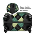 thumbnail image 4 of Xecao Green Squares print Elastic Luggage Cover, with double-sided print , is perfect for travel, business, and daily use, 4 of 9