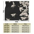 thumbnail image 3 of Kll Fleece Blanket Plush Throw Blanket Japanese White Crane,Soft Fuzzy Cozy Flannel Blanket For Couch Sofa Bed.(80"X60"), 3 of 9