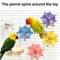 thumbnail image 3 of BESTSKY 2026 New Parrot Spinner Toy Interactive Birds Spinning Wheel Chew Toy Rotating Treat Dispenser Puzzle Cage Accessory for Parakeets Conures Cockatiels, 3 of 7