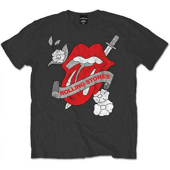 The Rolling Stones Vintage Tattoo Tongue T Shirt