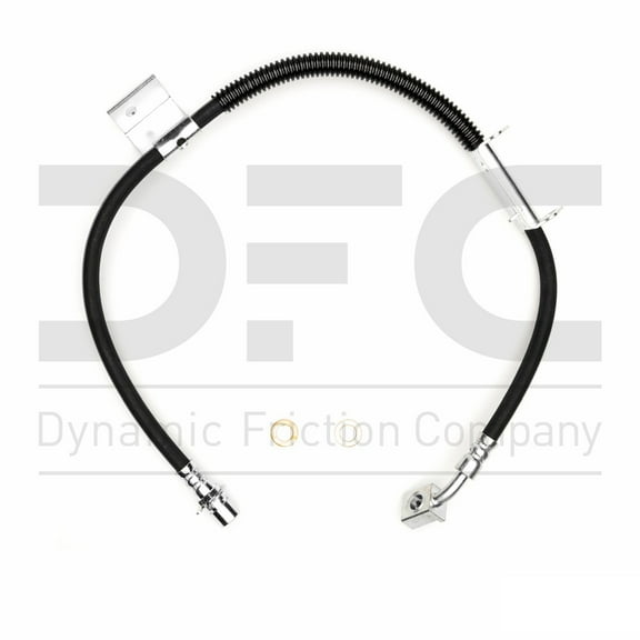 Front Left Dynamic Friction Company Brake Line Hose 350-47335 For 2008-2014 Chevrolet Express 1500, 2008-2014 GMC Savana 1500