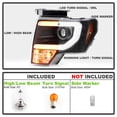 thumbnail image 4 of ACANII - pour 2009-2014 Ford F150 Camionnette [Style Raptor] Tube LED Projecteur de Signalisation, 4 of 4