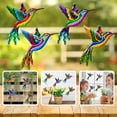 thumbnail image 3 of Pared De Pájaro Colibrí De Metal Para Decoración Exterior De Jardín Interior Colgante Para Patios Traseros De Vallas Para El Hogar Speravity HA044097-01, 3 of 6