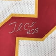 thumbnail image 2 of Framed Autographed/Signed Jamaal Charles 35x39 Kansas City White Football Jersey JSA COA, 2 of 2