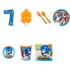 Sonic Boom Sonic The Hedgehog Party Supplies Party Pack For 32 With Blue #7 Balloon