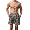thumbnail image 2 of Liacowi Men Beach Shorts Quick Dry Swim Shorts Summer Casual Printed Mesh Lining Swim Trunks with Drawstring Pockets, 2 of 4