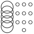 thumbnail image 3 of 15pcs Valve Cover Shaft O Rings Compatible with Jandy NeverLube and Pentair 2Way 3Way Valves Gasket Set for Leak Proof Sealing, 3 of 8