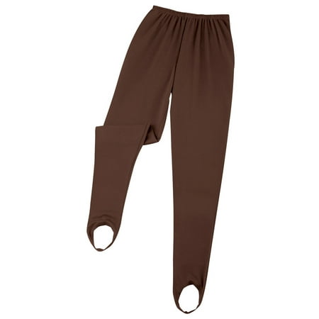 - Women's Classic Tapered Leg Stirrup Pants, Xx-Large, Brown - Made in the USA