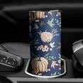 thumbnail image 3 of 20oz Fall Pumpkins Leaves Pattern Skinny Tumblers Stainless Steel Tumbler with Lid and Straw,Vacuum Insulated Double Wall Travel Tumbler Cups with Cleaning Brush for Coffee,Tea, 3 of 5