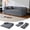 Dark Gray, variant on 79” Compressed Sofa, 6-in-1 Convertible Sofa Bed, Corduroy Compression Boneless Couch in a Box, Comfy Modular Foldable Floor Sleeper Sofa for Bedroom, Living Room (Dark Gray)