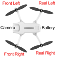 thumbnail image 3 of Reemplazo de la Carcasa del Brazo del Motor del X8 MINI 3, Traseros Izquierdos, Piezas de Reparación para Drones X8 MINI 3, 3 of 5