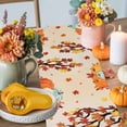 thumbnail image 4 of Fall Thanksgiving Table Runner, Autumn Thanksgiving Kitchen Dining Table Decoration for Home Party Decor 13x48 Inches, 4 of 9