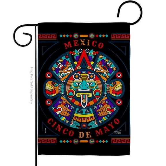 Angeleno Heritage G135463-BO Feliz Cinco De Mayo Summertime 13 x 18.5 in. Double-Sided Decorative Vertical Garden Flags for House Decoration Banner Yard Gift