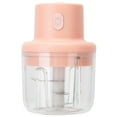 thumbnail image 1 of 250ml Pink Electric Meat Grinder Food Chopper Mini Kitchen Shredder USB Charging, 1 of 7