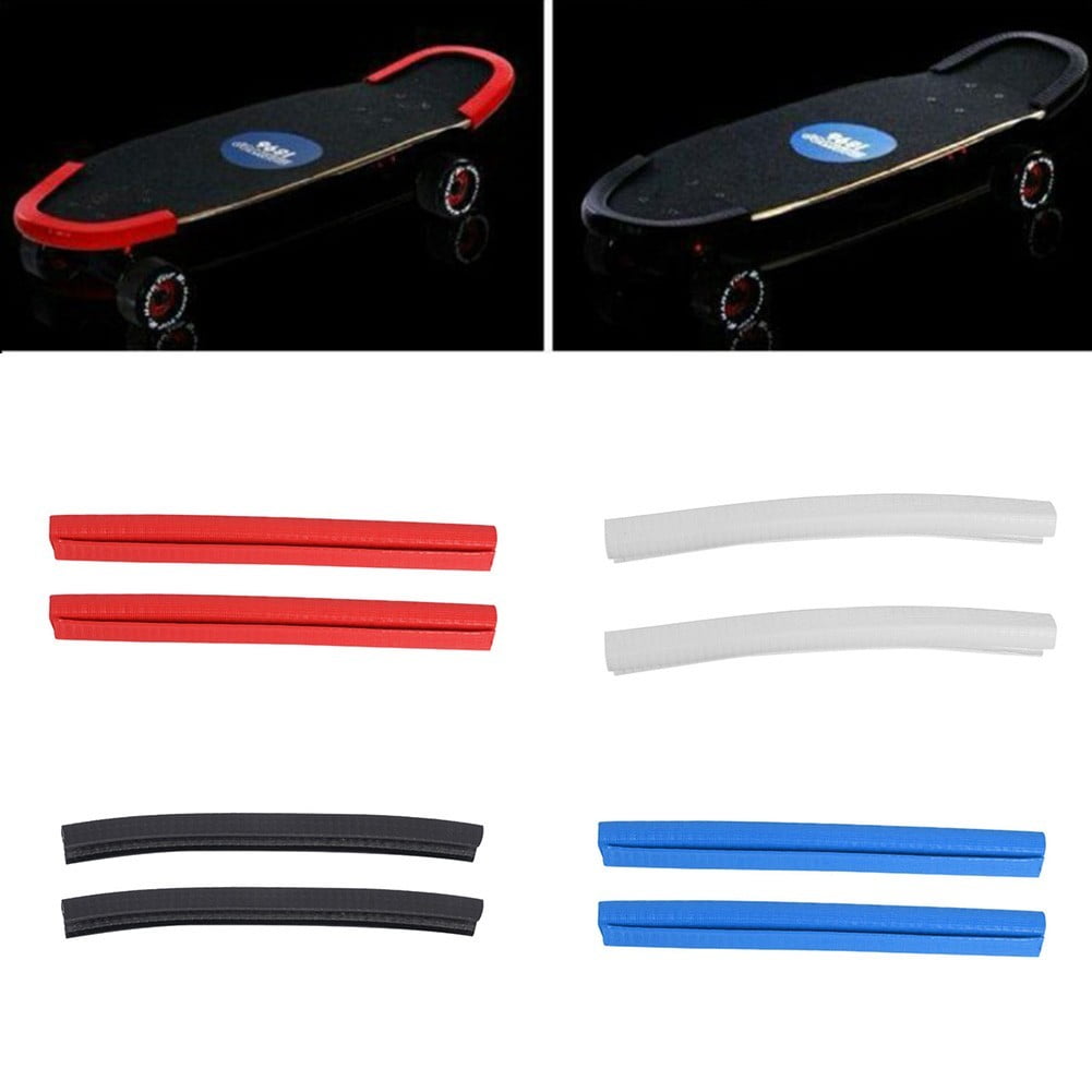 Deck Guard Strips Parts Silicone Rubber Skateboards Supplies Accessories 