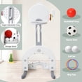 thumbnail image 6 of 7 in 1 Toddler Slide and Swing Set, Kids Slide for Toddlers 1-3 Years Old Baby, Indoor Outdoor with Basketball Hoop Golf for Kids Easy Assembly, 6 of 12