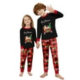 thumbnail image 2 of WIBACKER Kids Christmas Santa's Car Pajamas Long Sleeve Holiday Pjs Set Toddler Boys Girls Xmas Jammies 2-14 Years, 2 of 10
