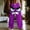 Purple, variant on Men's Smiling Face Pants Loose with Pockets Elastic Drawstring Waist Casual Outdoor Vacation Home Trousers Mint Green XL