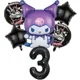 thumbnail image 3 of Kuromi-Conjunto de globos de cumpleaños para niñas, decoración de fiesta, globos con números, traje, adornos Kawaii, telón de fondo, decoración para Baby Shower, regalos, 3 of 5