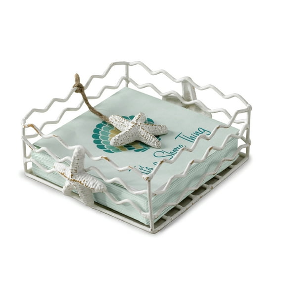 Park Designs Starfish Beverage Napkin Holder