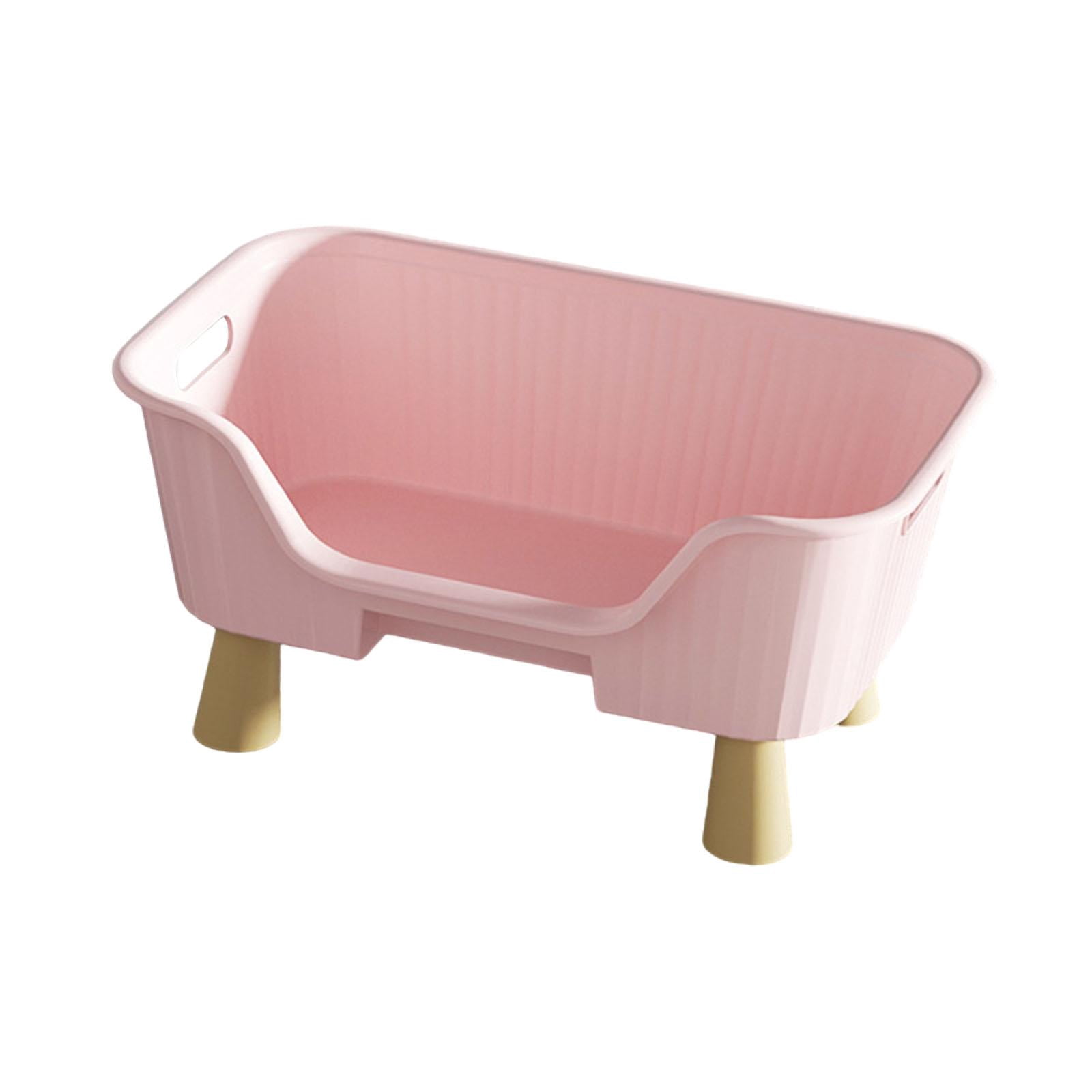 CarpNettore Cat Hammock Bed Elevated Cat Nest Furniture Raised Cat Cot for Kitten Kitty Cats M pink