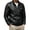 Black, variant on Xdegoge Mens Faux Leather Jacket Stand Collar Zip Up Motorcycle Biker Coat Casual Outerwear with Pockets Fall Winter Vintage Pu Leather Windbreaker