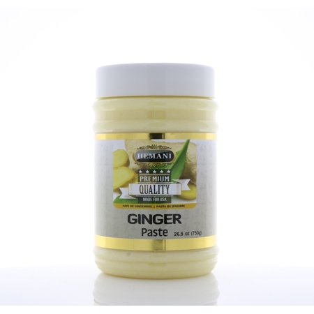 HEMANI Fresh Ground Ginger Paste 26.5 OZ (750g) - For Cooking & Marinade - Non GMO | Premium Gourmet Quality
