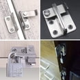 thumbnail image 5 of 2pcs Sliding Door Lock Small Stainless Steel Latch Right Open Security Latch For Doors Windows Bathrooms Cabinets And Drawers (with Screws), 5 of 5