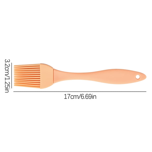 Oil Brush for Cooking, Split Type Silicone Basting Kitchen Brush for Cooking Barbecue and Baking with Heat Resistant Handle