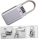 thumbnail image 2 of Key Lock Box Waterproof WallMounted Outdoor Key Storage, Combination Lock, Compact For Home Or Business, 2 of 5
