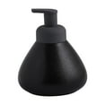 thumbnail image 3 of Dispensador de jabón líquido, botella de loción con bomba, botella vacía de cerámica, contenedor para lavado de manos C Negro, 3 of 9