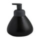 thumbnail image 3 of Dispensador de jabón líquido de cerámica rellenable, contenedor para lavado de manos, botella con bomba C Negro, 3 of 9