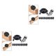 thumbnail image 3 of Riwesomey Vertical Self Centering Dowel 6/8/10mm for  Carpenters Woodworking Craft Negro 2piezas, 3 of 6