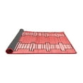thumbnail image 2 of Ahgly Company Indoor Square Abstract Red Modern Area Rugs, 4' Square, 2 of 4